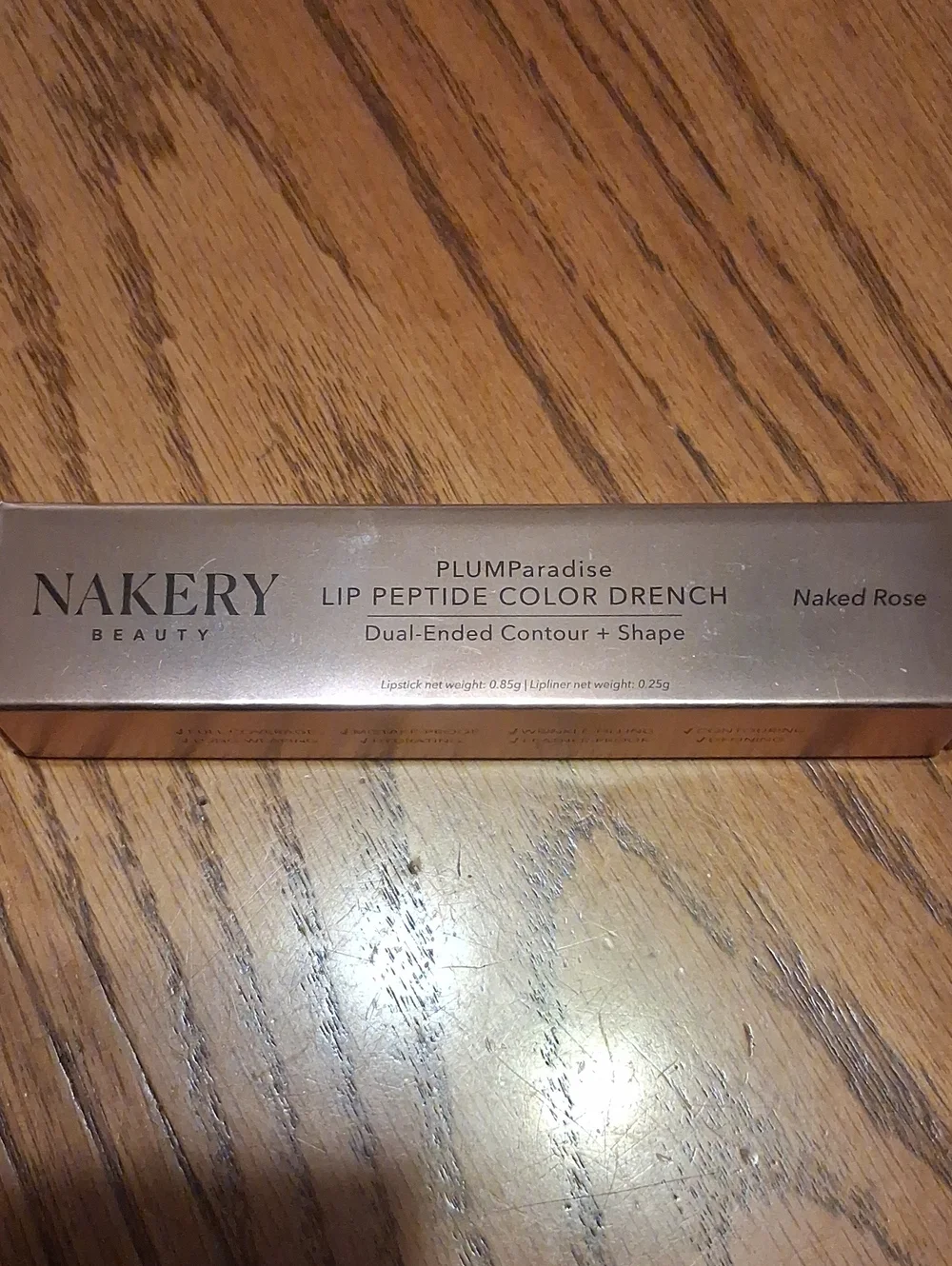 Nakery Beauty PLUMParadise Lip Peptide Color Drench — Naked Rose